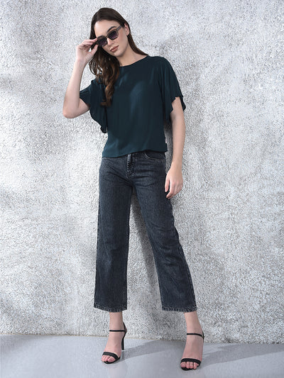 Relaxed Dark Teal Top