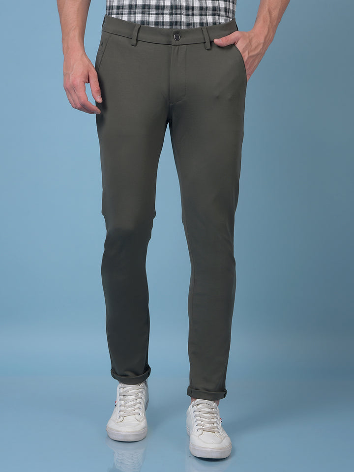 Vivid Olive Trousers