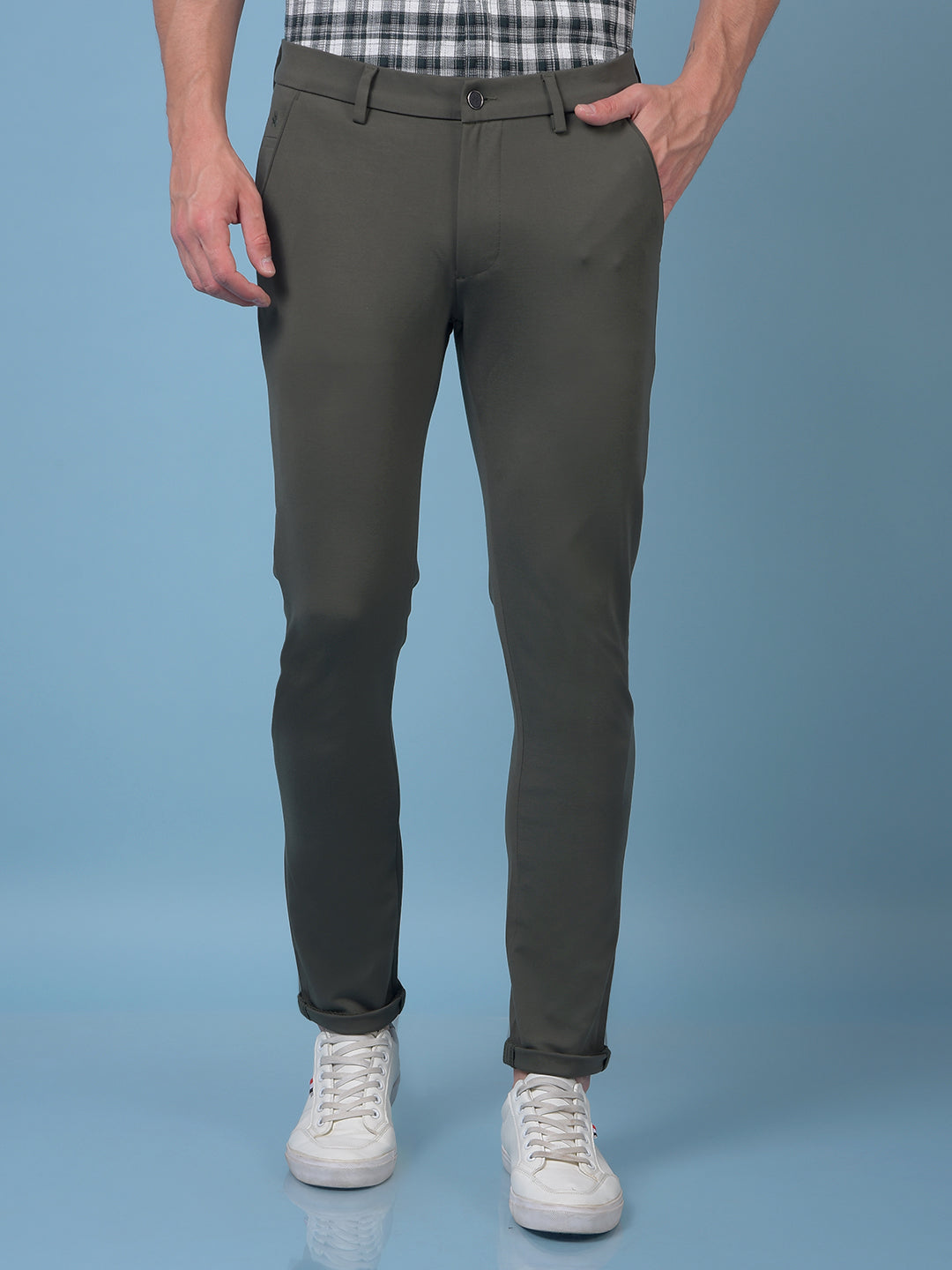 Vivid Olive Trousers