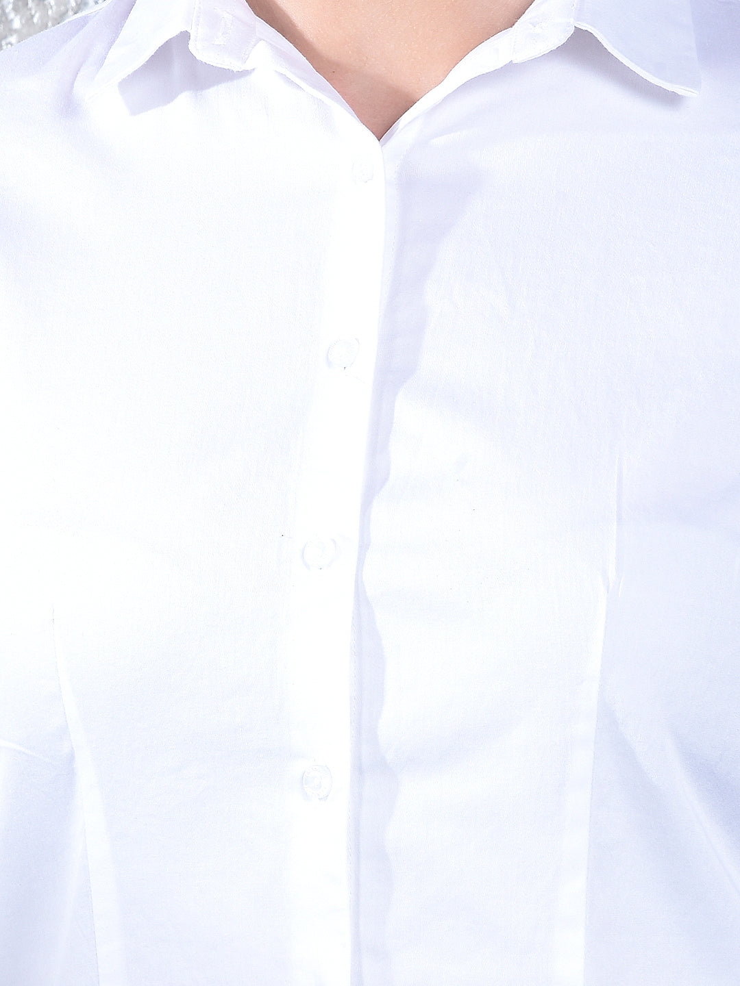 Pristine White Tailored Shirt