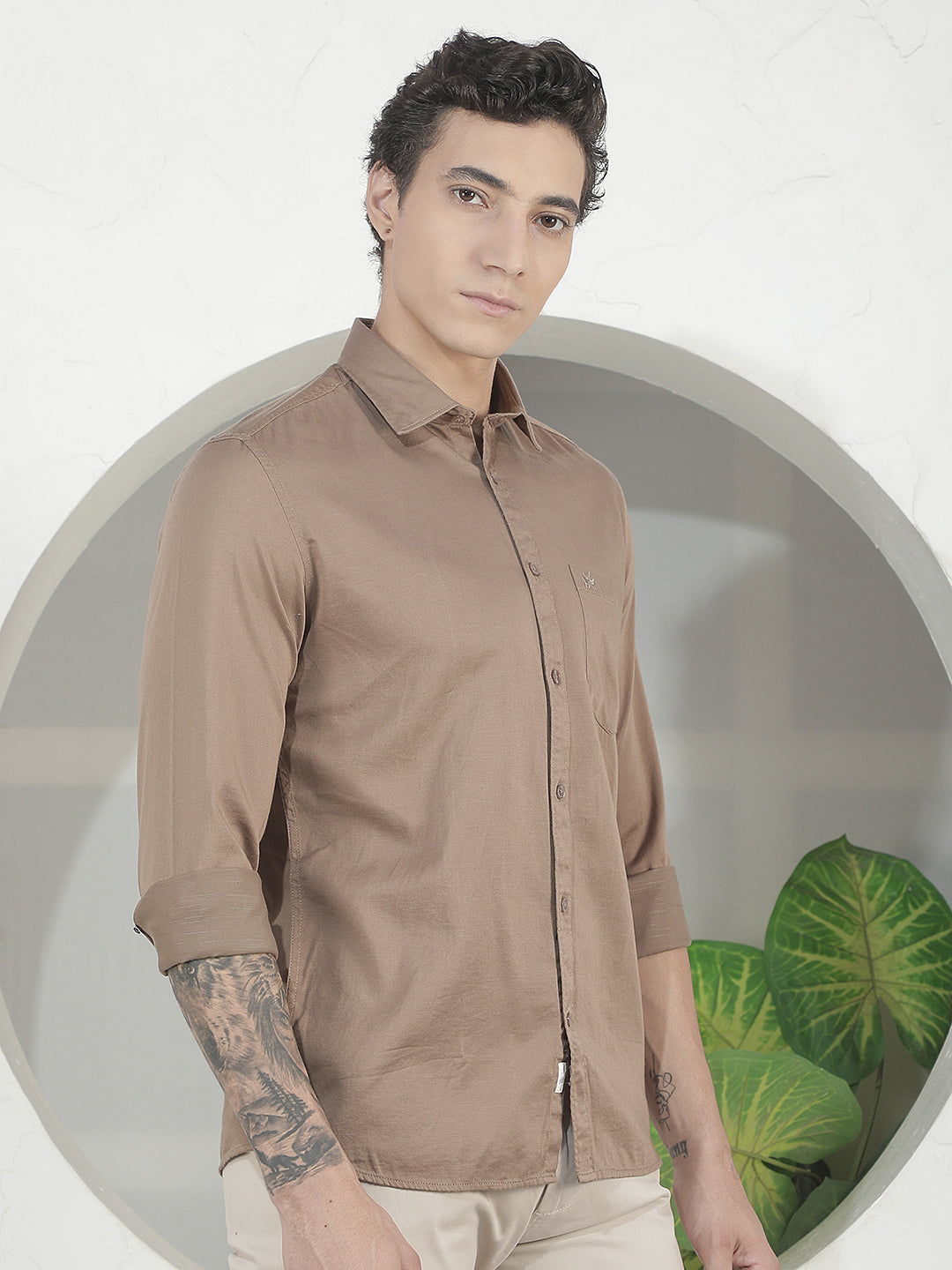 Warm Sand Beige Shirt