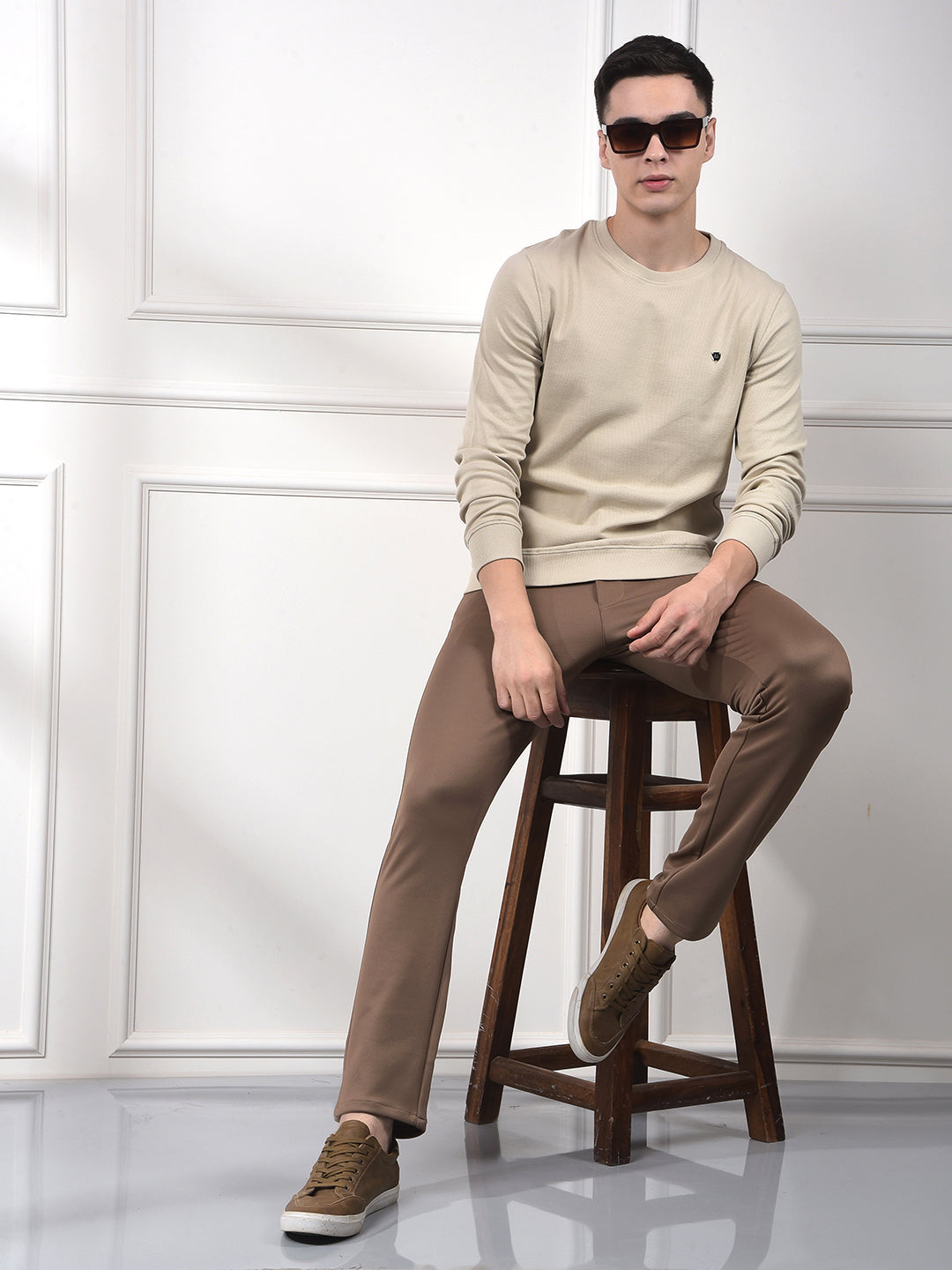 Brown Knitted Trousers