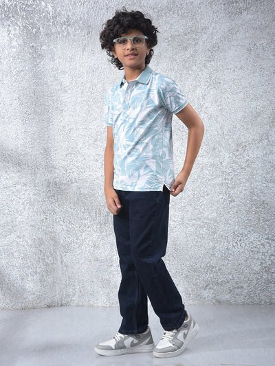 Classy Blue Dark Wash Baggy Jeans