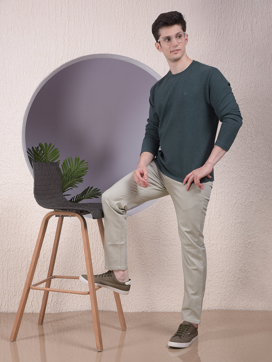 Green Long-Sleeves T-Shirt