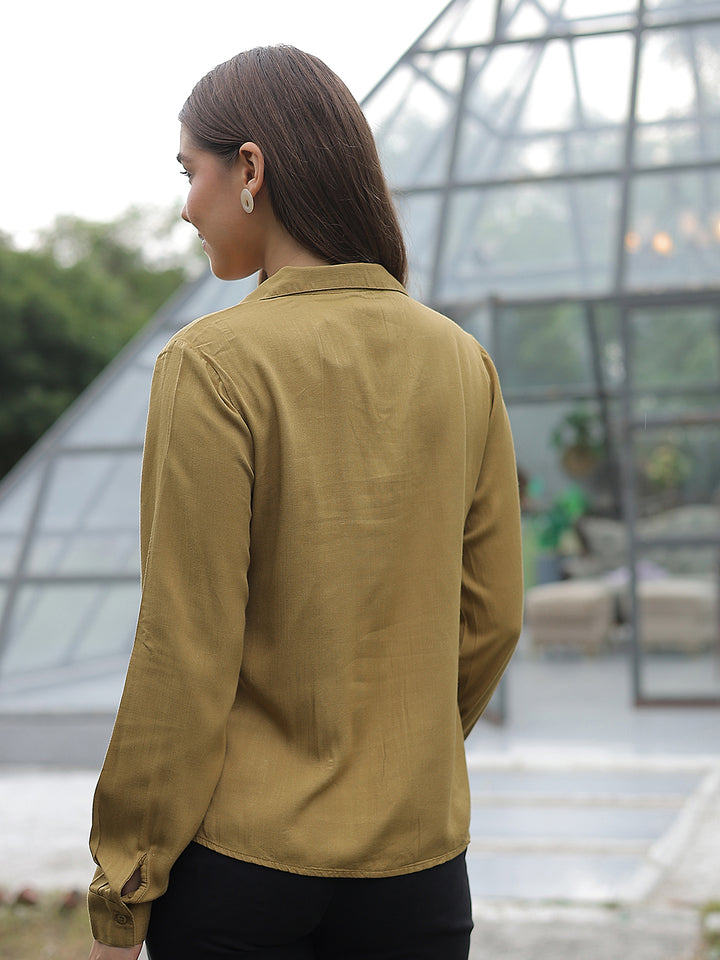 Modern Rich Mustard Shirt