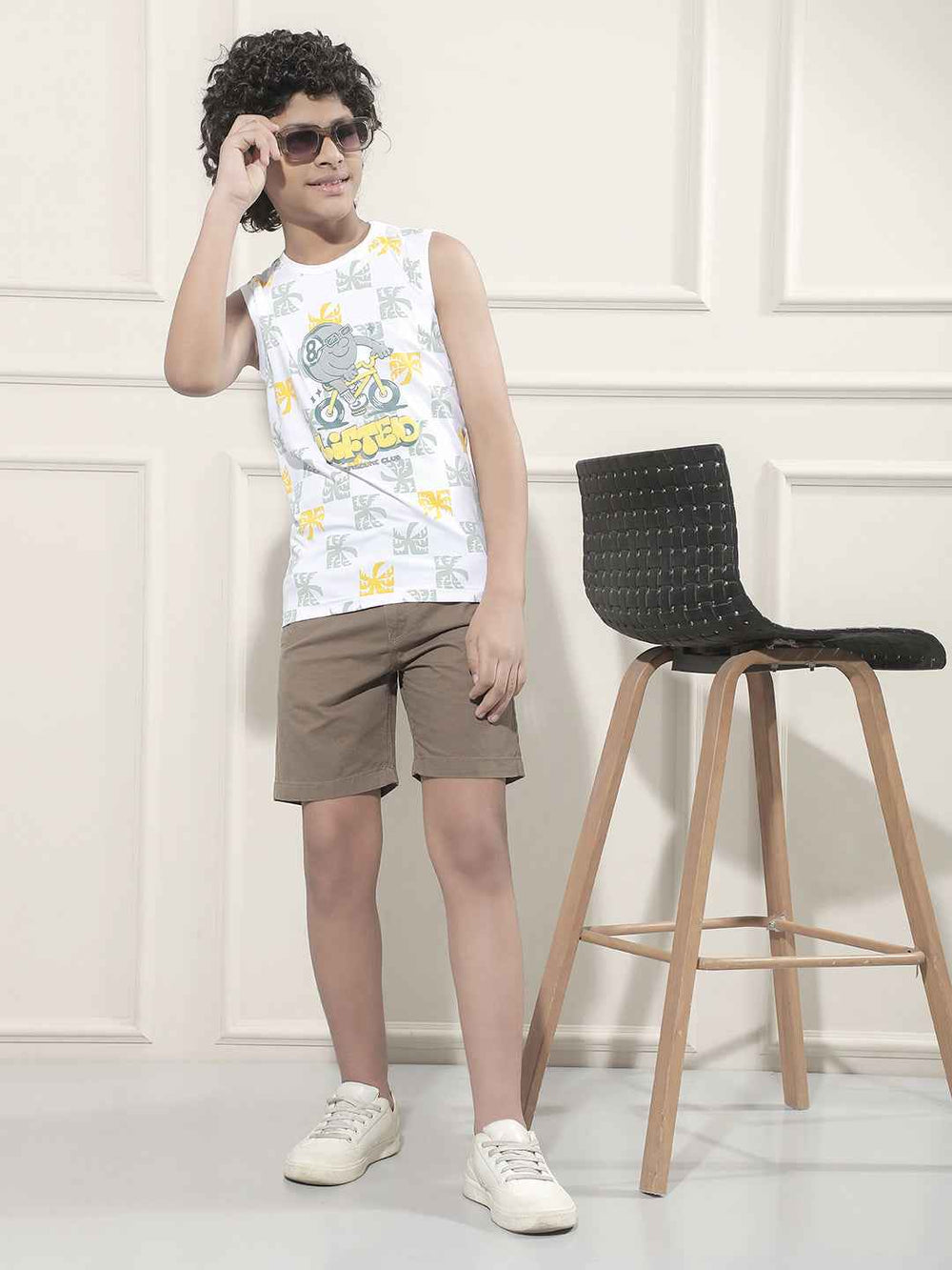 Contemporary Olive 100% Cotton Shorts