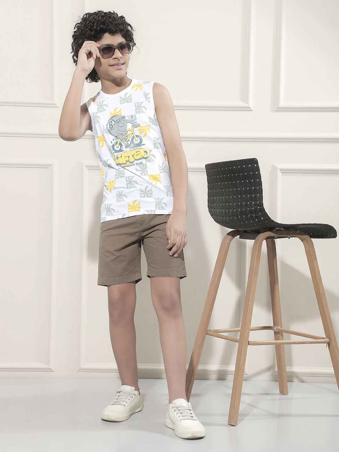 Contemporary Olive 100% Cotton Shorts