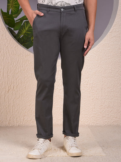 Pine Grey Dobby Finish Trousers