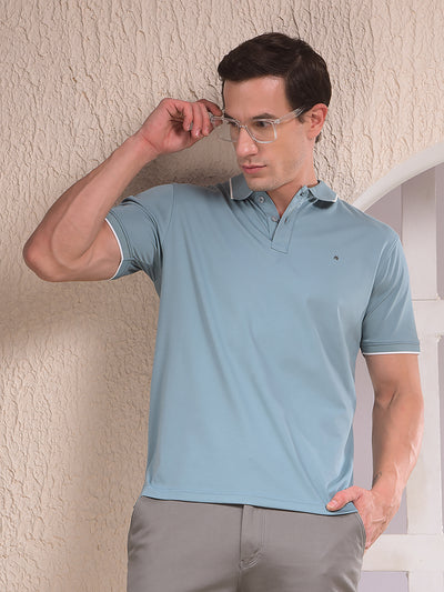 Dapper Blue Polo Neck T-Shirt