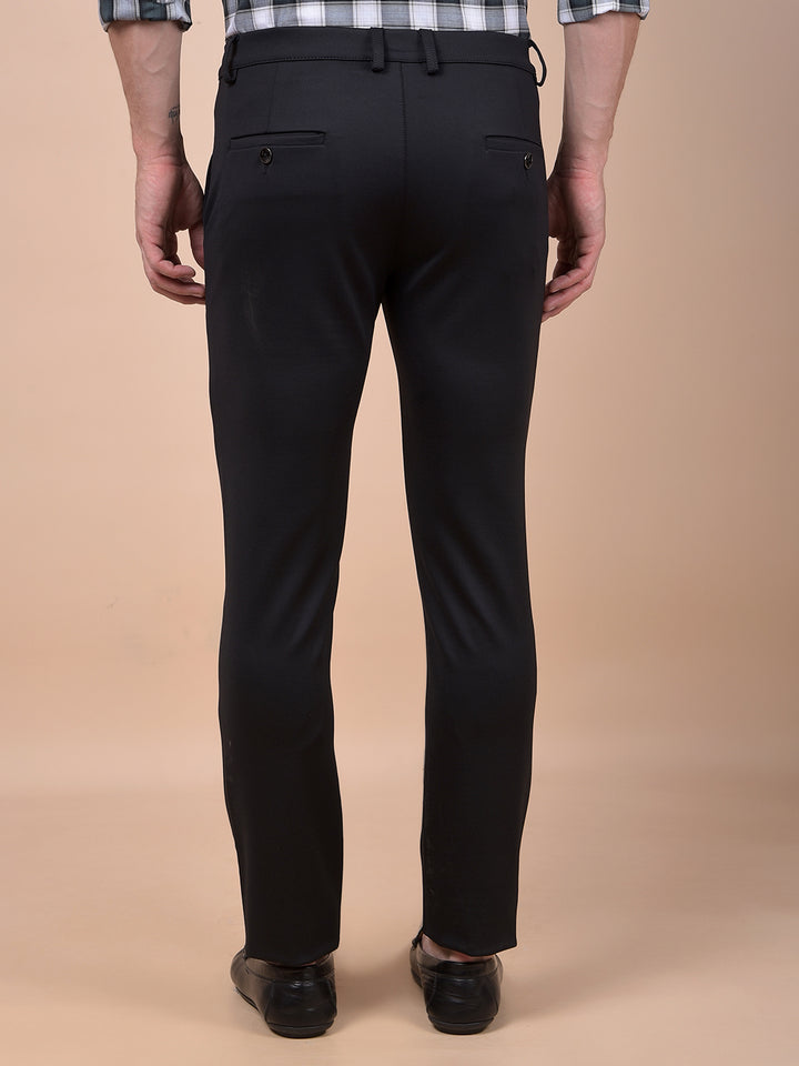 Essential Vibe Black Knitted Trousers