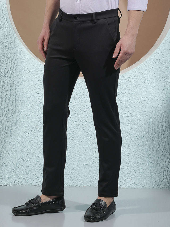 Black Knitted Trousers