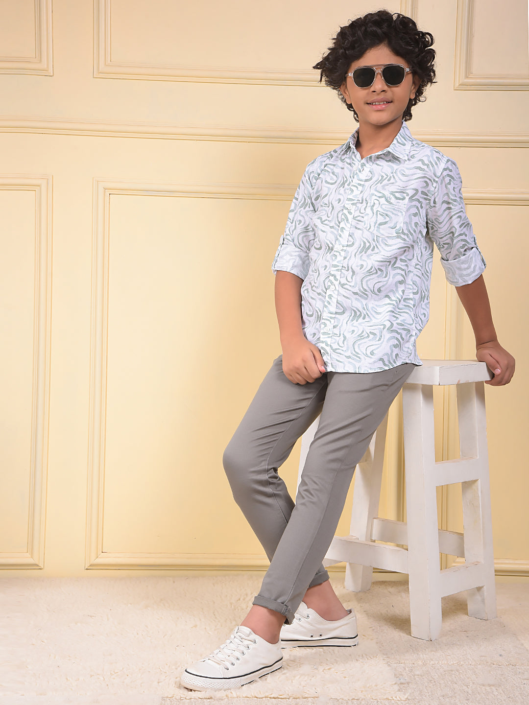 Tonedgreen Printed Shirt