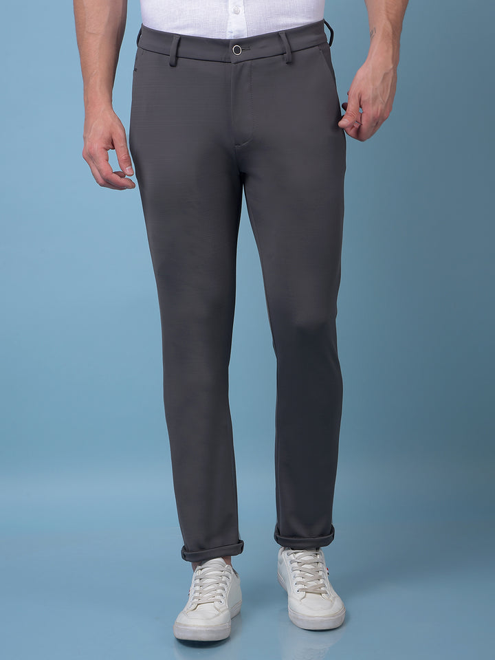 Neon Grey Textured Trousers