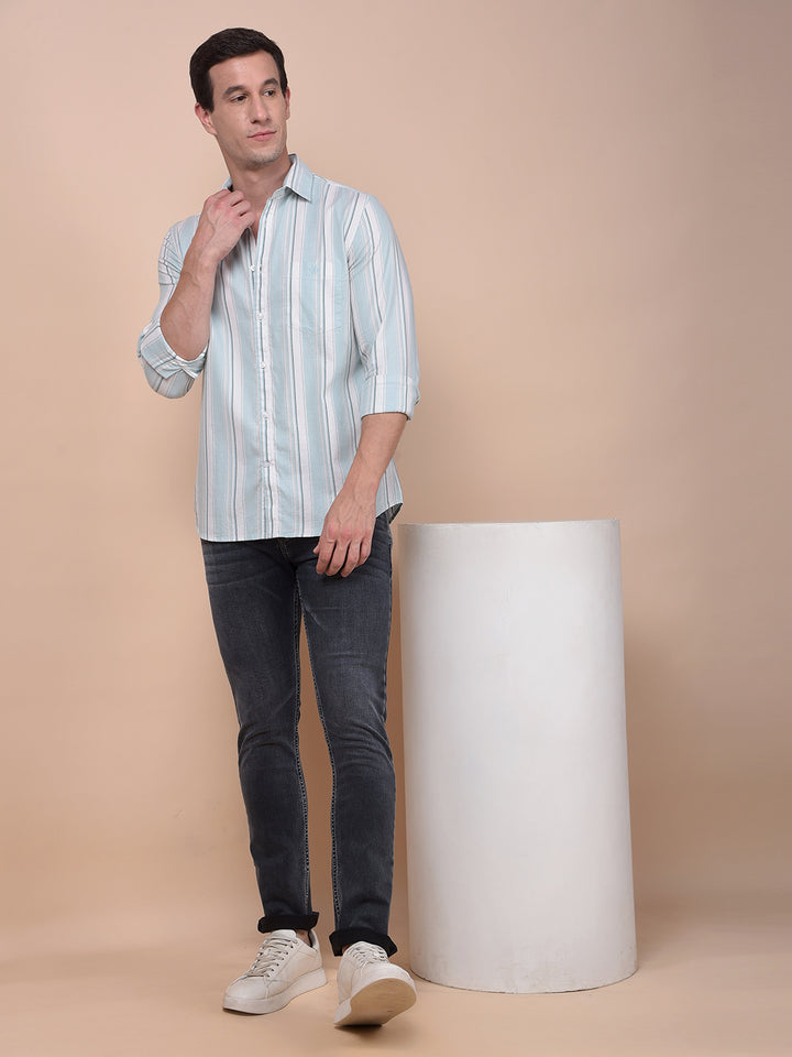 Classic Grey Comfort Fit Straight Jeans