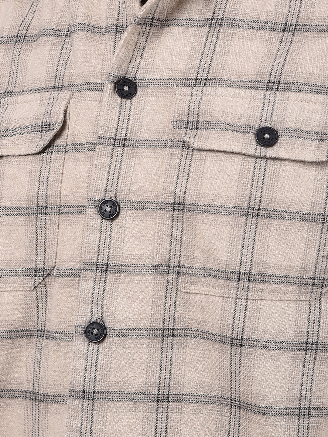 Yellow Checked 100% Cotton Shirt