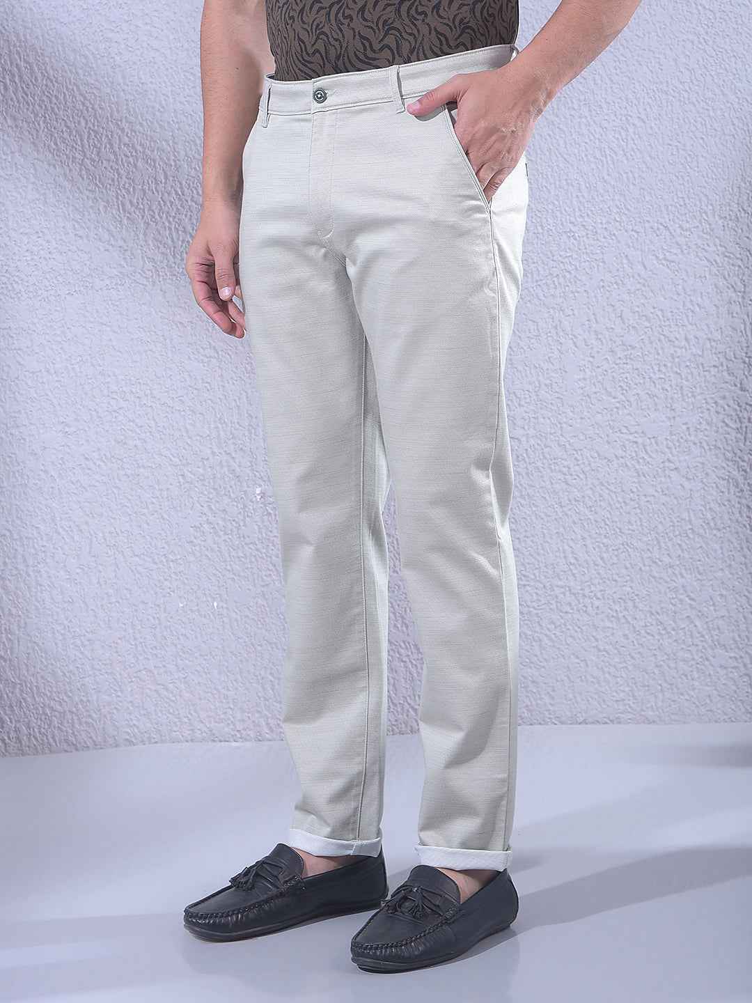 Green Printed Trousers