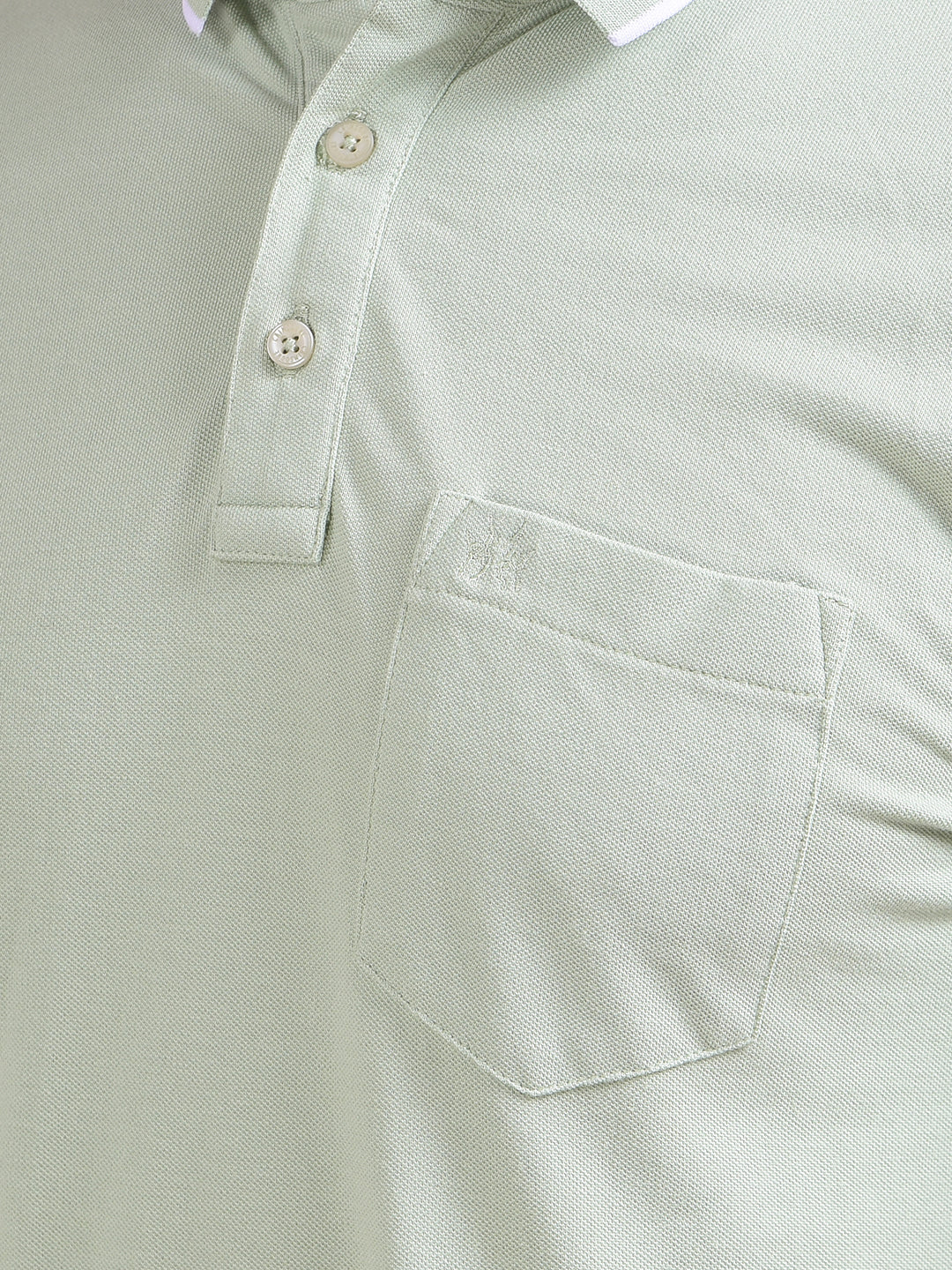 Green Polo Neck T-Shirt