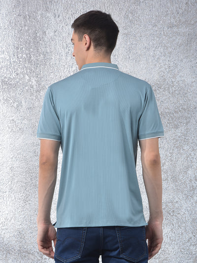 Dapper Blue Polo Neck T-Shirt