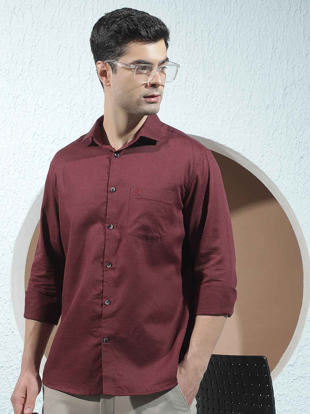 Maroon Everyday Casual Shirt