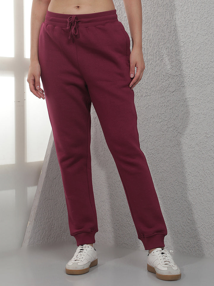 Sleek Burgundy Maroon Jogger