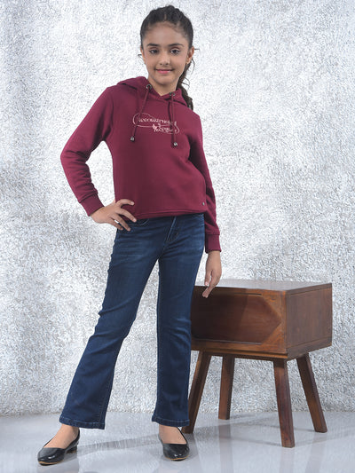 Black Bootcut High Waist Jeans