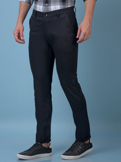 Black Printed Trousers