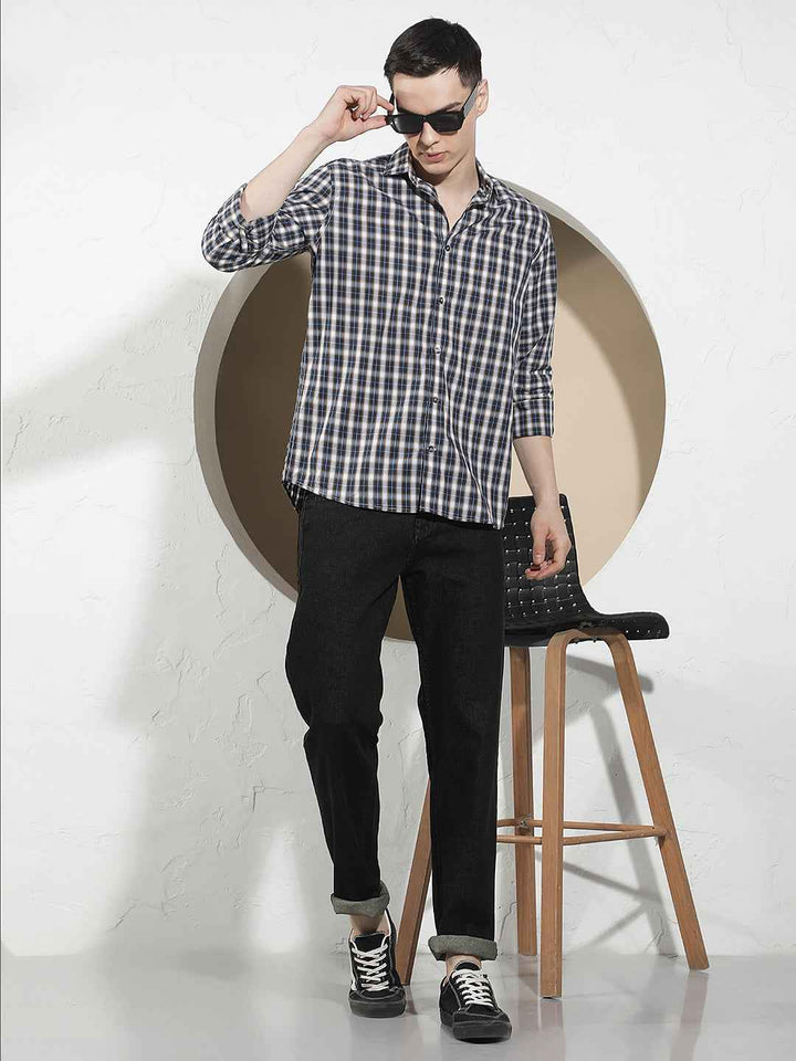Grey Modern Straight Jeans