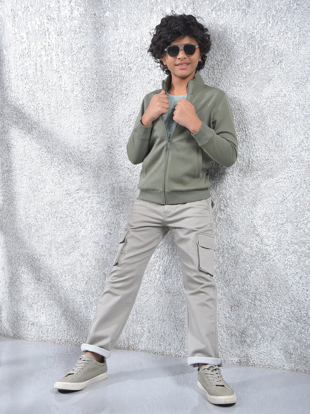 Breathable Olive Sweatshirt