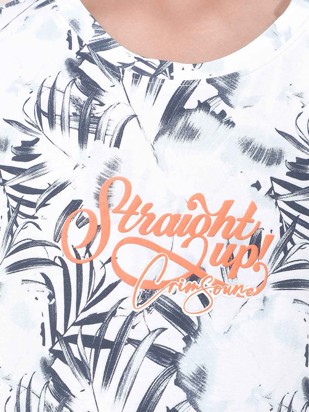 Blue Graphic Print T-Shirt