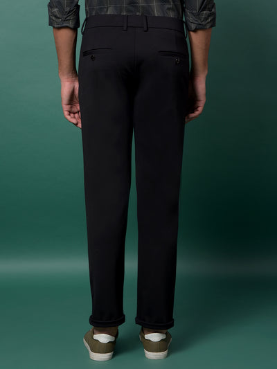 Onyx Black Slim Fit Trousers