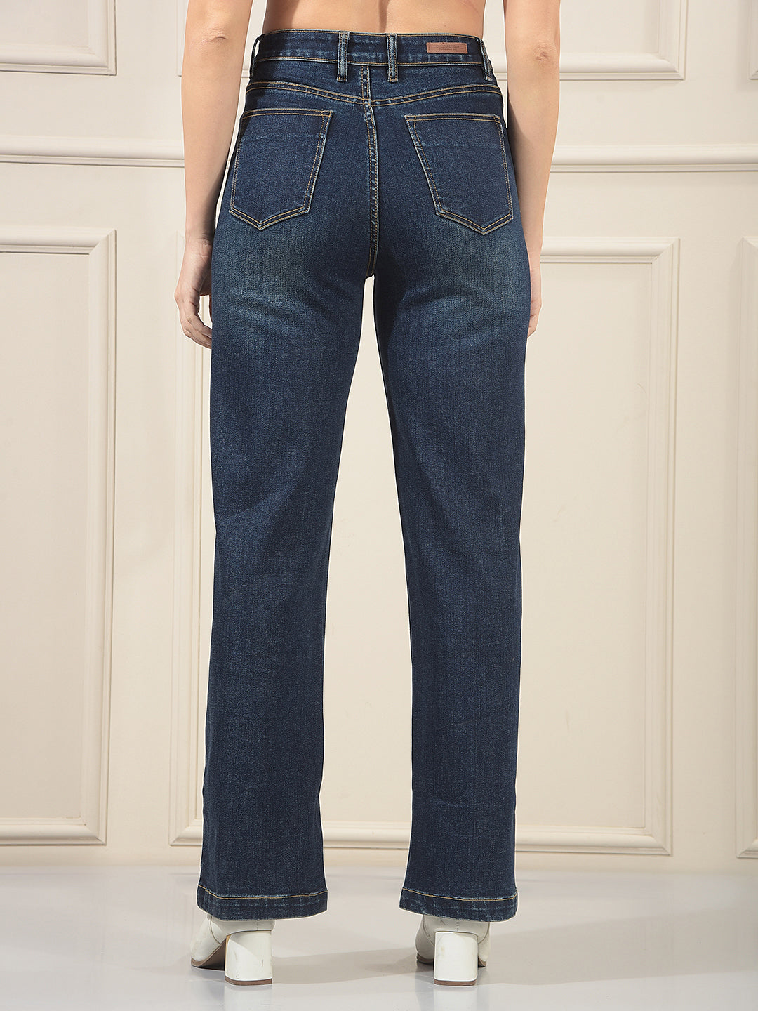 Modern Pacific Blue Wide-Leg Jeans