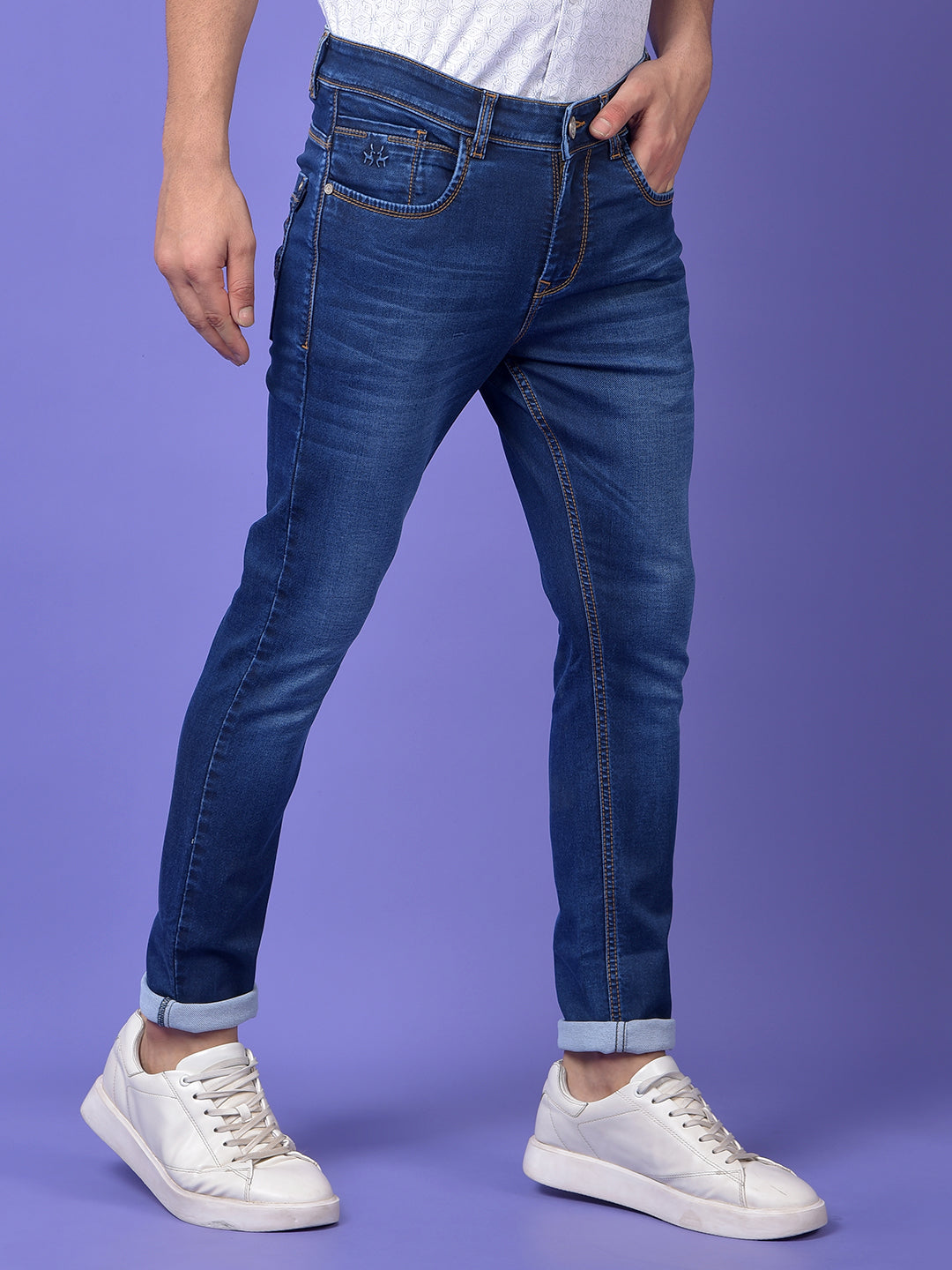 Navy Blue Skinny Jeans