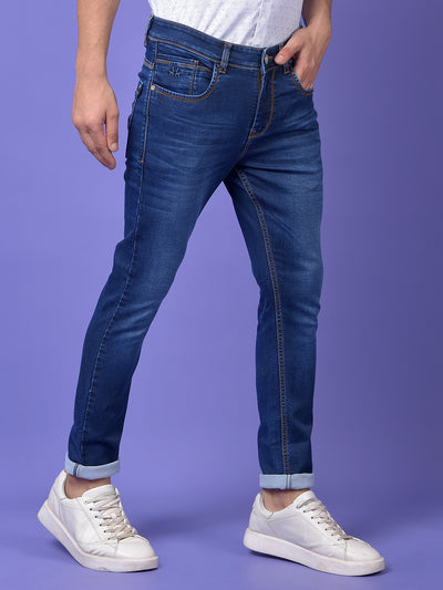 Navy Blue Skinny Jeans