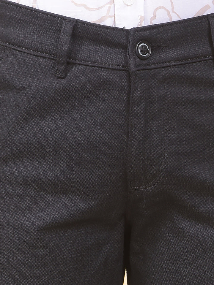 Black Printed Trousers