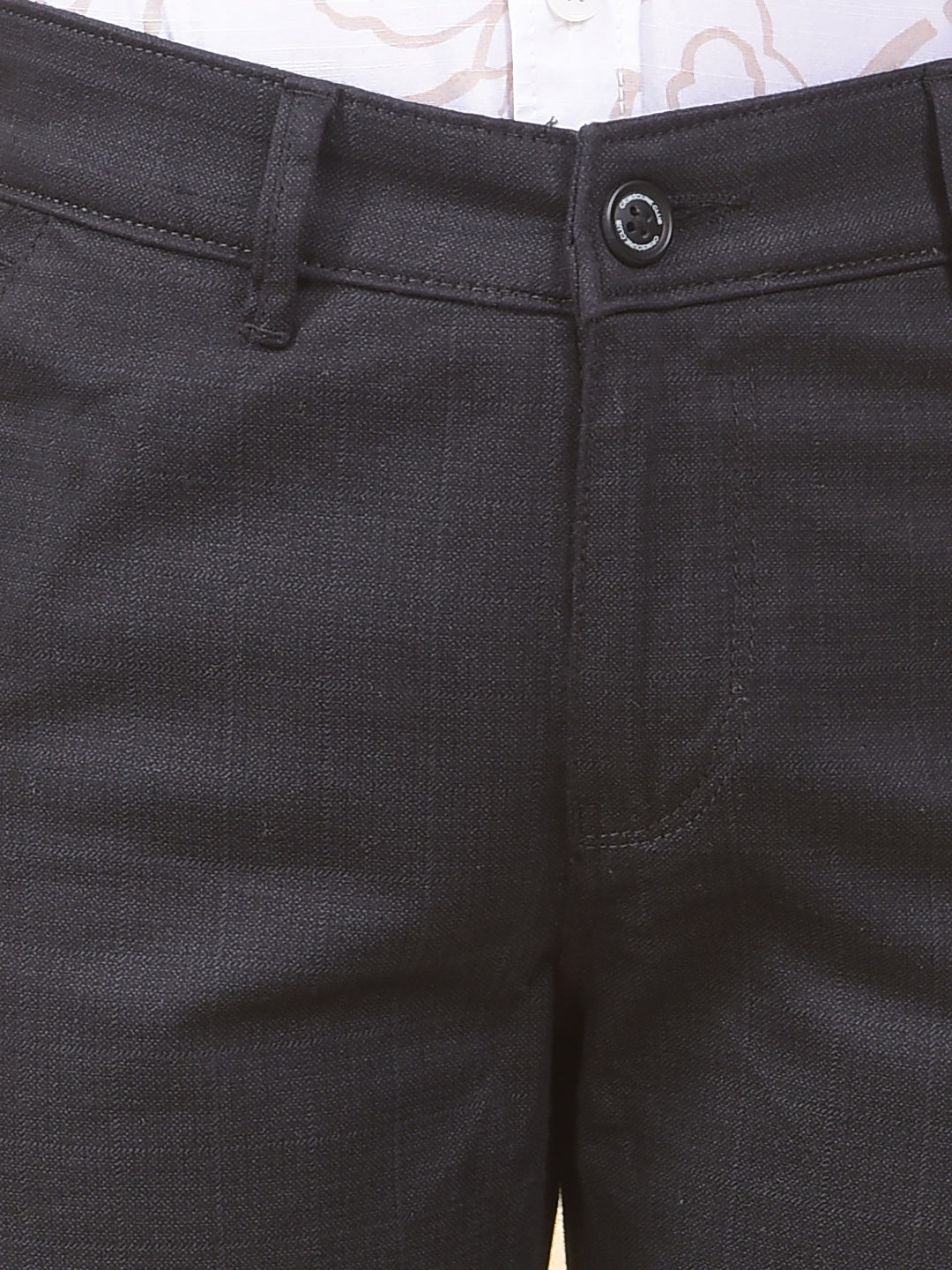 Black Printed Trousers