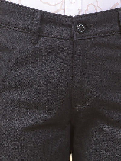 Black Printed Trousers