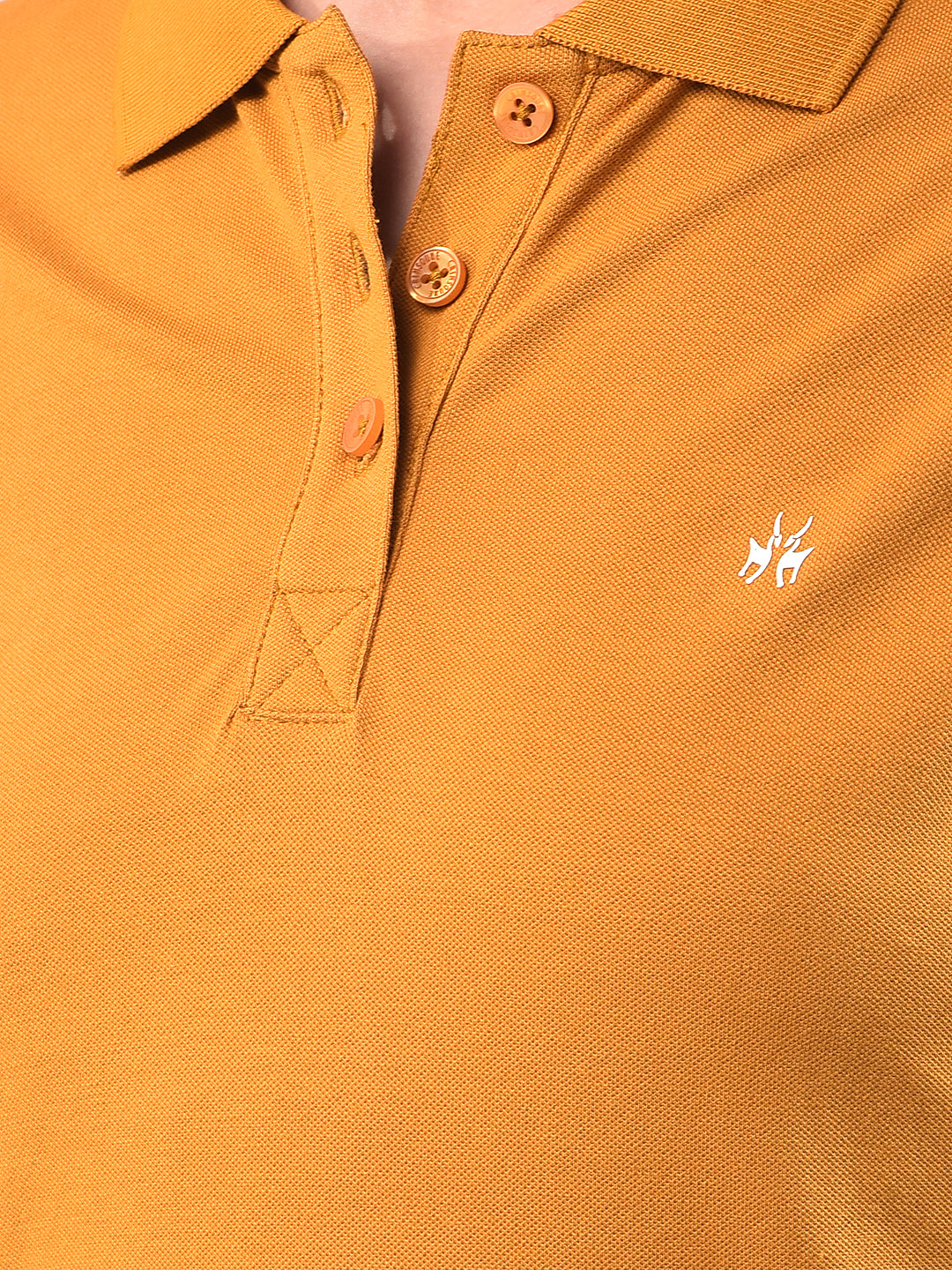 Mustard T-shirt-Women T-shirts-Crimsoune Club