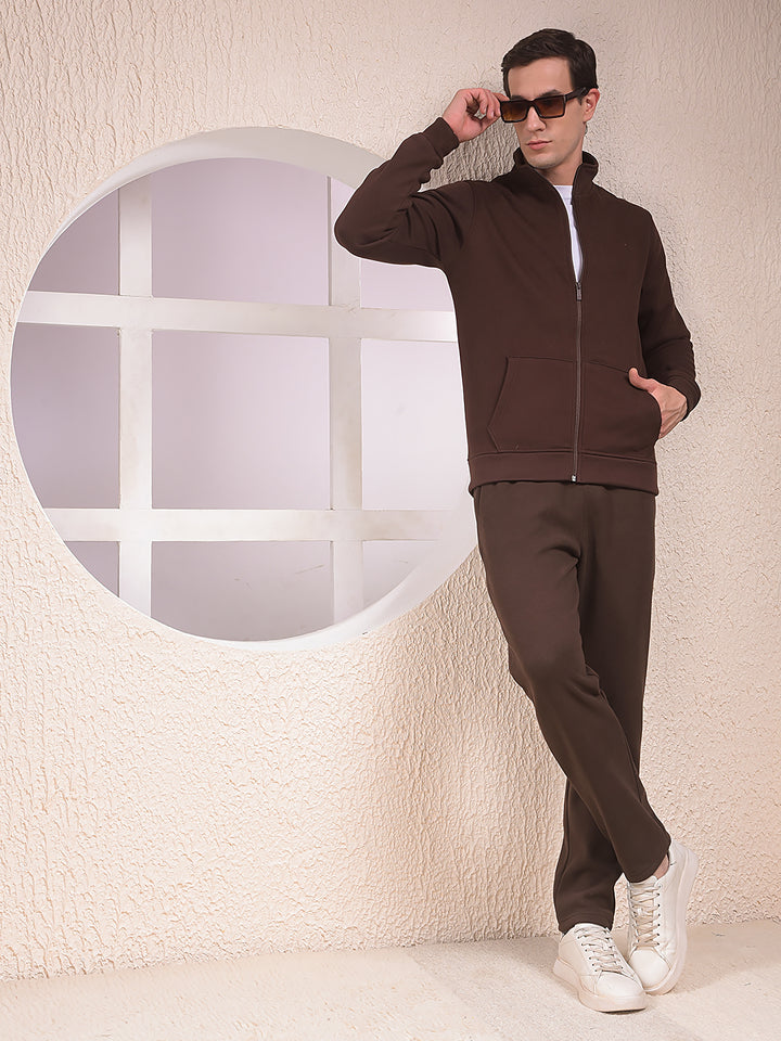 Brown Knitted Trackpants