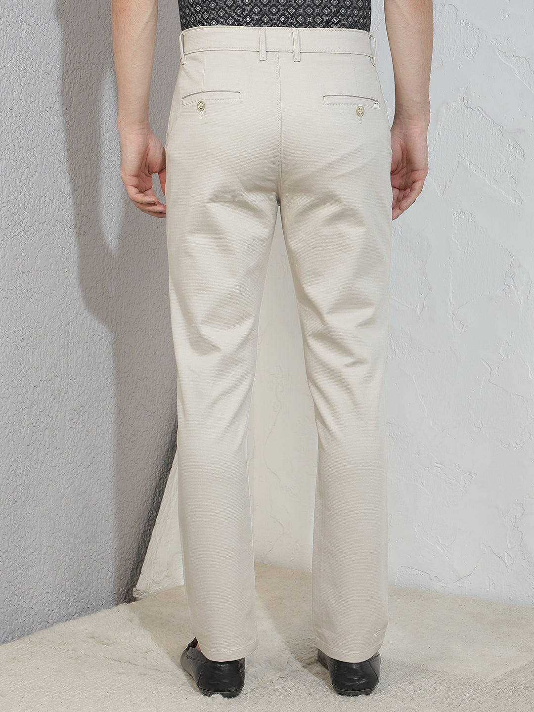 Soft Milk Cream Trousers