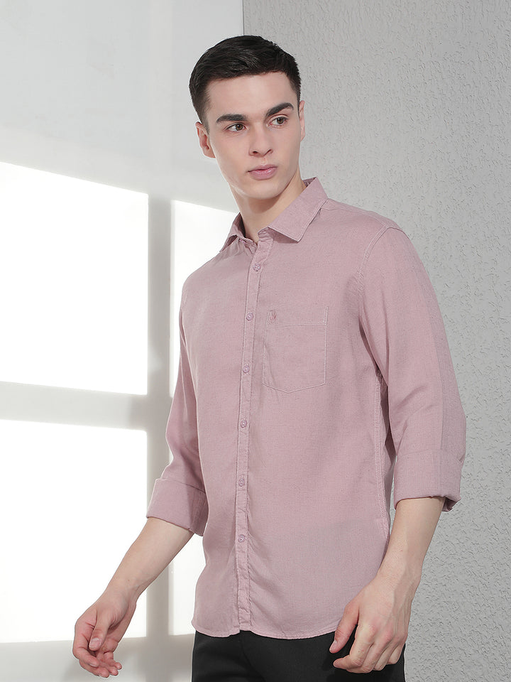 Pink Linen Shirt
