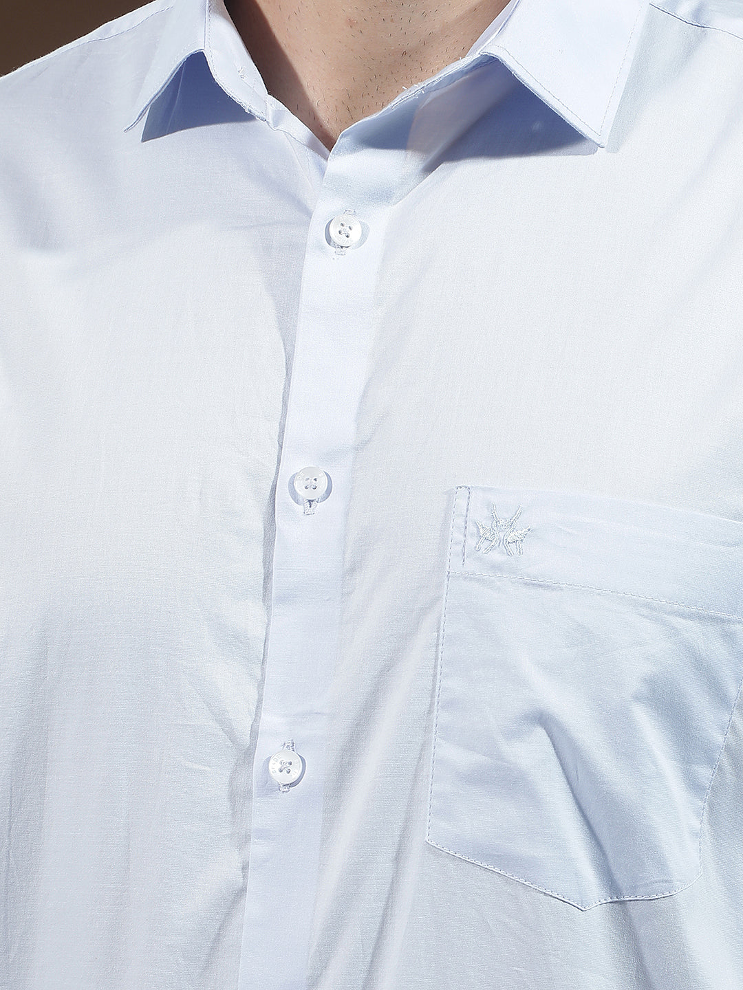 Contemporary Ocean Blue Shirt