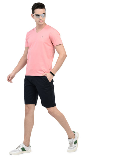 Peach V-Neck T-Shirt