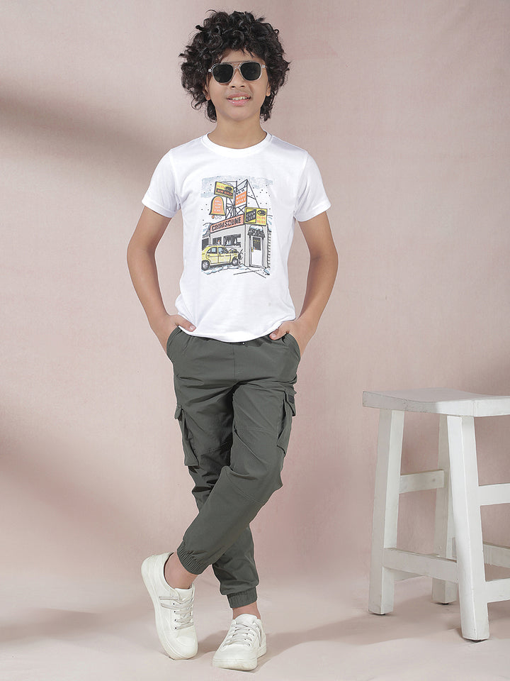Trail Scout Grey Cargo Joggers
