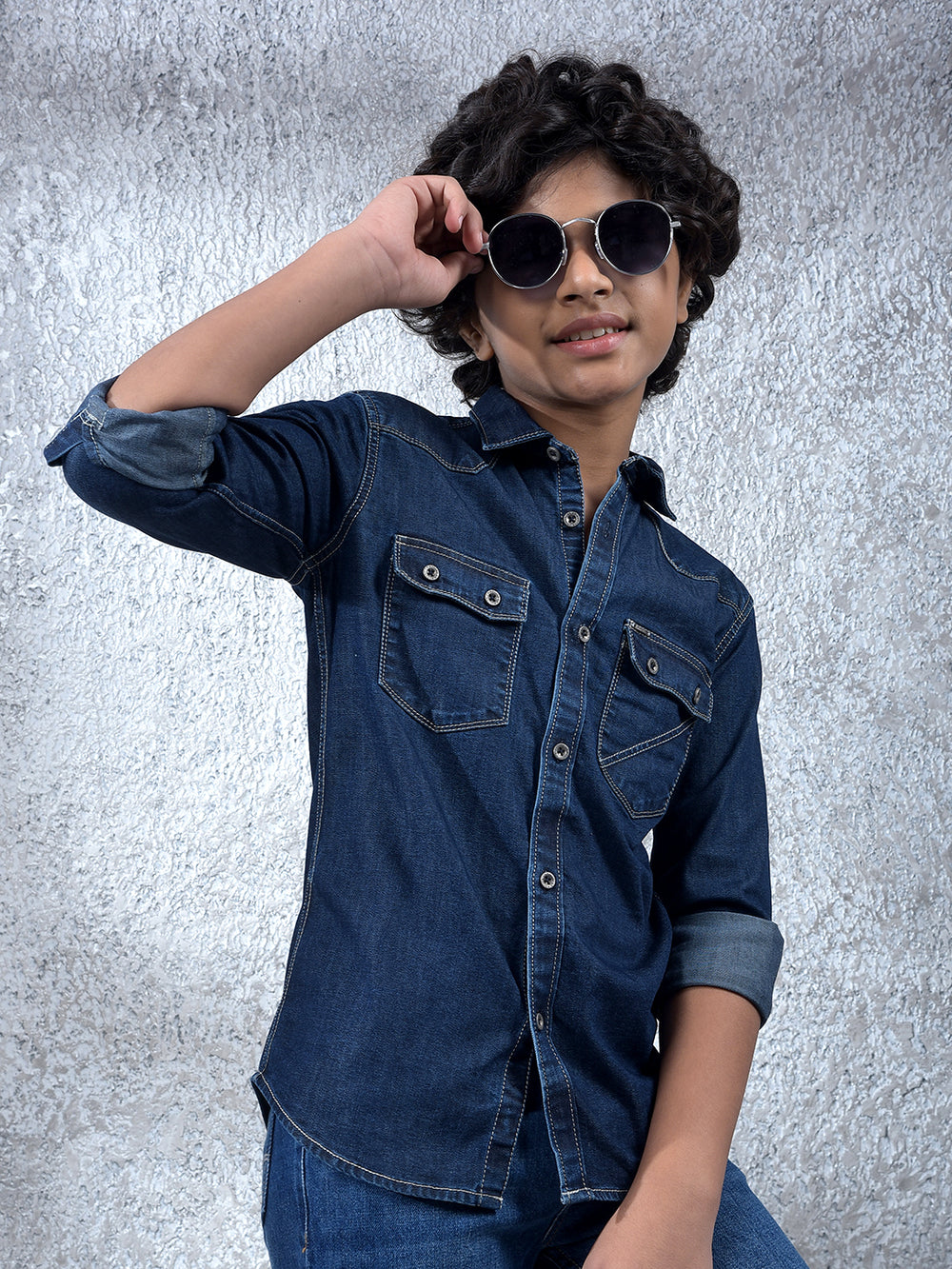 Neon Wave Cotton Shirt