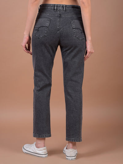 Black Straight Jeans