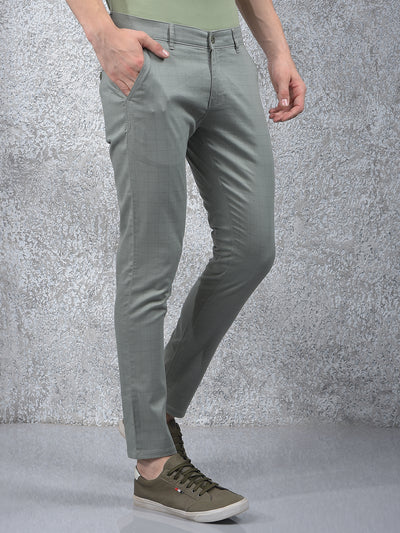 Beige Printed Trousers-Men Trousers-Crimsoune Club