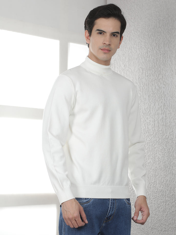White Turtle Neck Sweater