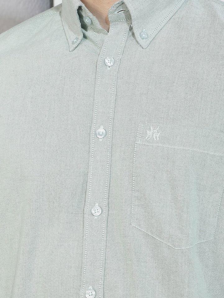 Green 100% Cotton Shirt