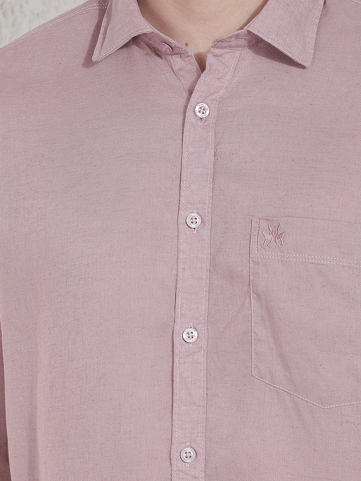 Pink Linen Shirt