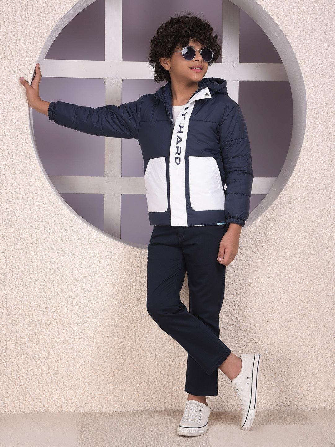 Fresh Aura Navy Blue Trousers